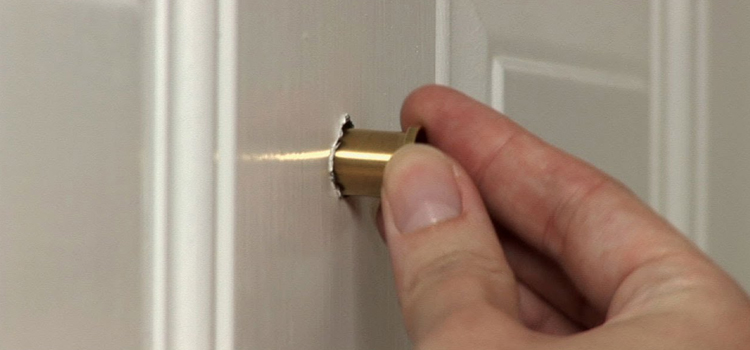 peephole door repair in Pinole