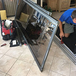 sliding glass door frame repair Pinole
